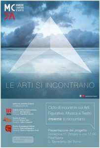 Le arti si incontrano: domenica 11 ottobre la presentazione del progetto promosso dal Marche Centro d'Arte di San Benedetto del Tronto