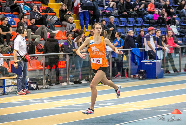Emma Silvestri sigla la migliore prestazione nazionale allieve 2018 nei 400 indoor