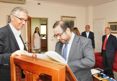 Luca Ceriscioli riceve l’ambasciatore della Repubblica d’Armenia