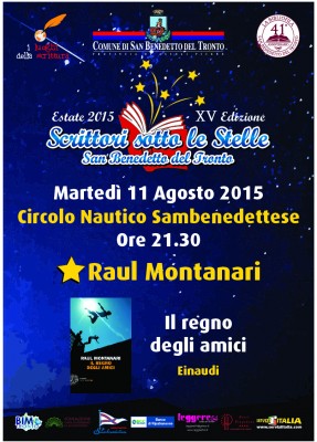 “Scrittori sotto le stelle”, Raul Montanari presenta “Il regno degli Amici”