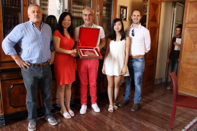 Collaborazione tra Macerata e la città cinese di Taicang: ricevuta in Municipio la presidente della viaSoccer