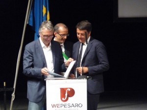 Matteo Renzi a Pesaro 25 agosto 2015