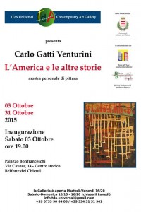A Belforte del Chienti la mostra personale "L'America e le altre storie" di Carlo Gatti Venturini