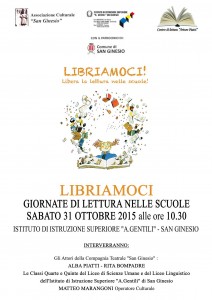 “Libriamoci. Giornate di lettura nelle scuole” all'Istituto di Istruzione Superiore "A. Gentili" di San Ginesio