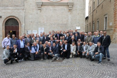 Macerata, ex allievi del 62° corso Saram accolti in piazza della Libertà