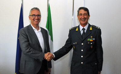 Ceriscioli e il Comandante Carozza