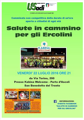 salute in cammino per gli Ercolini