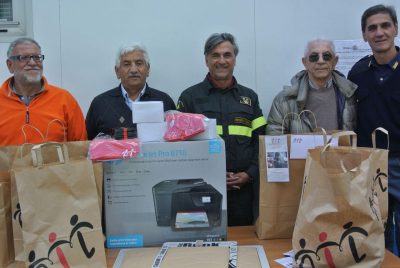 L'Ail Pescara-Teramo dona computer e stampanti ad Arquata del Tronto