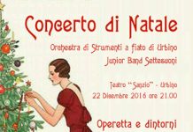 Urbino, il 22 dicembre al Teatro Sanzio il tradizionale concerto di Natale