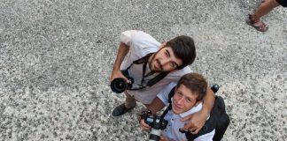I due studenti dell’Accademia di Belle Arti di Macerata, autori del video