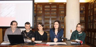 Da sinistra Massimo Costantini, Paolo Trillini, Maria Giovanna Varagona, Stefania Monteverde e Fabiola Scagnetti