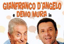 Gianfranco D’Angelo e Demo Mura al Teatro Battelli di Macerata Feltria