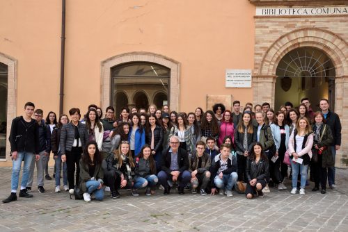 Europa e scambi culturali, studenti di Weiden a Macerata   