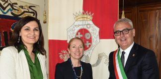 La Chargé d’Affaires ad interim dell’Ambasciata Usa in Italia Kelly Degnan in visita di cortesia dal sindaco Carancini     