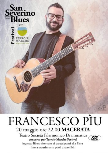 San Severino Blues, anteprima a Macerata con Francesco Più