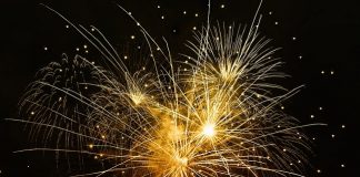 Capodanno fuochi d'artificio
