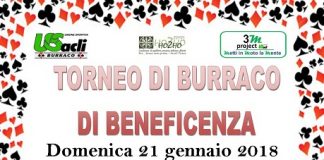 burraco beneficenza 21 gennaio 2018