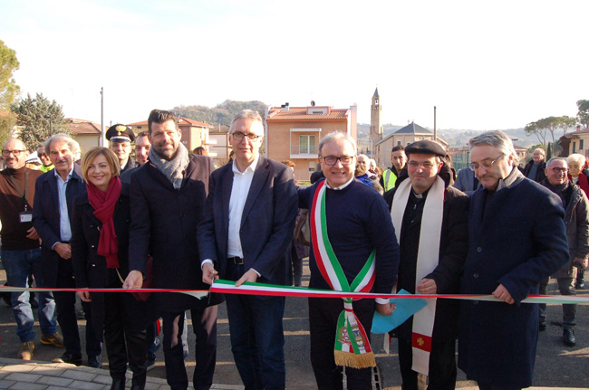 Macerata, Passo Treia: inaugurata la nuova area Sae