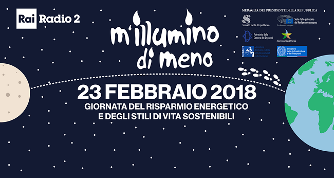 M'illumino di meno il 23 febbraio a Pesaro: il programma