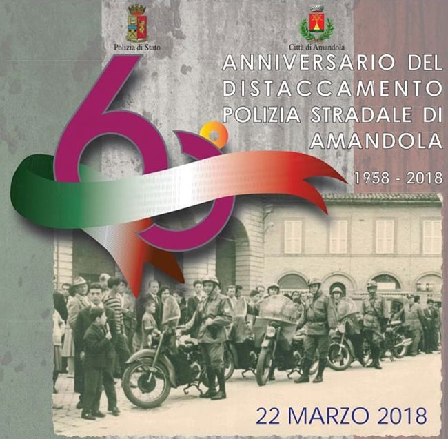 Amandola, 60° anniversario del Distaccamento della Polizia Stradale