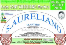 Programma Festa San Aureliano 2018