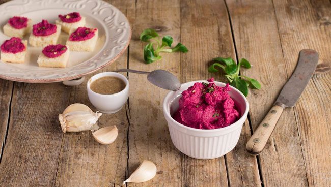 hummus barbabietole rosse ricetta