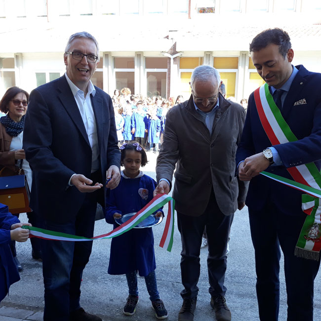 inaugurazione palestra Acqualagna