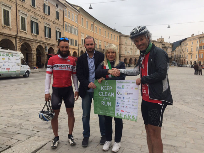 #KeepCleanAndRide, la corsa ecologica ha fatto tappa a San Severino