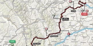 San Severino domani passaggio Giro d'Italia