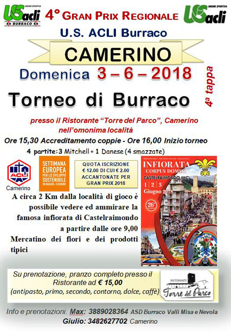 camerino burraco 3 giugno 2018