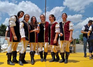 Campionato Sbandieratori e Musici in Puglia, podio per i giovani di Corinaldo Campionato Sbandieratori e Musici in Puglia podio giovani Corinaldo