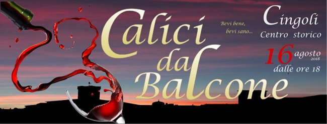 Calici dal Balcone, a Cingoli al sesta edizione