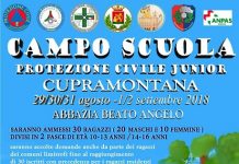 campo scuola protezione civile Cupramontana