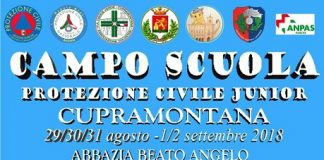 campo scuola protezione civile Cupramontana