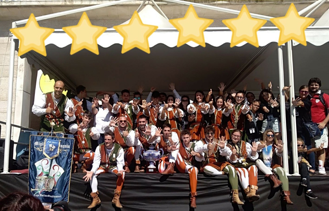 Pesaro 37 parata della Bandiera successo Lucca