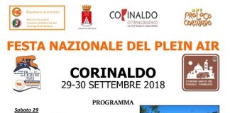 A Corinaldo il 29 e 30 settembre festa nazionale del “PleinAir” 2018: il programma
