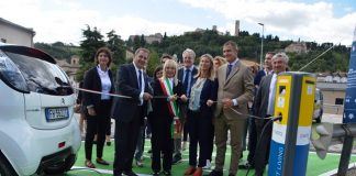 San Severino Marche, ricarica veicoli elettrici: inaugurata la prima colonnina pubblica