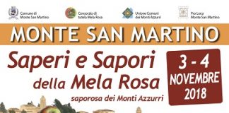 Monte San Martino, il 3 e 4 Novembre Saperi e Sapori della Mela Rosa