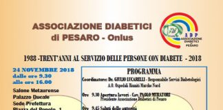 convegno diabete 24 novembre 2018