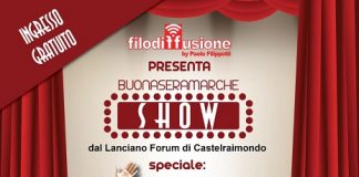 A Castelraimondo il 31 marzo “Buonasera Marche Show”