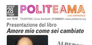 Tolentino, “Amore mio come sei cambiato”: la presentazione del libro