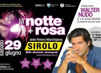 “La Notte Più Rosa della Riviera Marchigiana” il 29 giugno a Sirolo