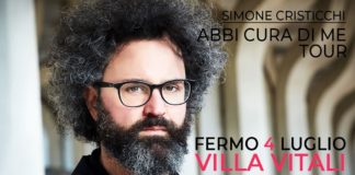 Simone Cristicchi in concerto a Fermo (Villa Vitali) giovedì 4 luglio