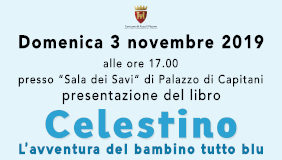 Ascoli, “Celestino. L’avventura del bambino tutto blu”: la presentazione