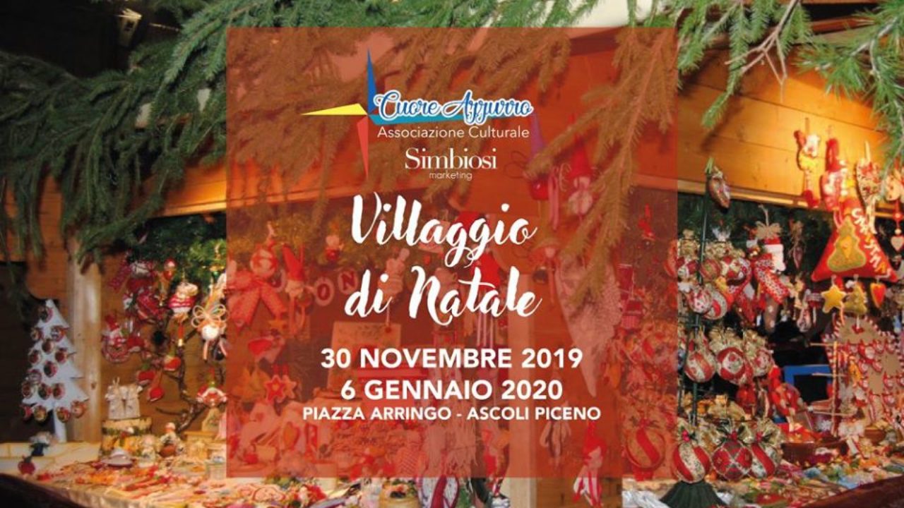 Villaggi Natale 2020.Ascoli Villaggio Di Natale Piazza Arringo Il 30 Novembre L Inaugurazione