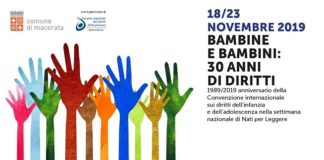 Macerata, “Bambine e Bambini: 30 anni di diritti” dal 18 al 23 novembre