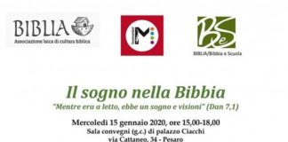 Pesaro, “Il sogno nella Bibbia”: domani il convegno