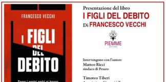 Pesaro, “I figli del debito” di Francesco Vecchi: la presentazione