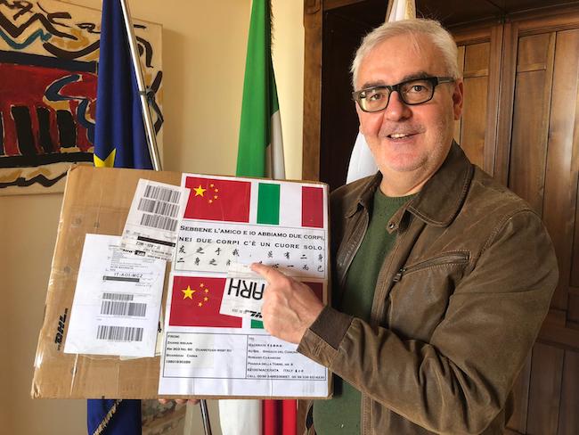 dono mascherine cinesi