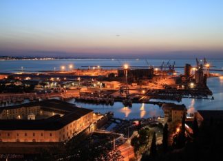 ancona tramonto mare